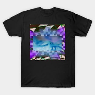 Centipede “Vaporwave” (Green Grid) T-Shirt